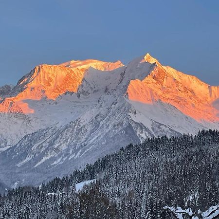 Appartement Vue Splendide Mont Blanc à Saint-Gervais-les-Bains Extérieur photo