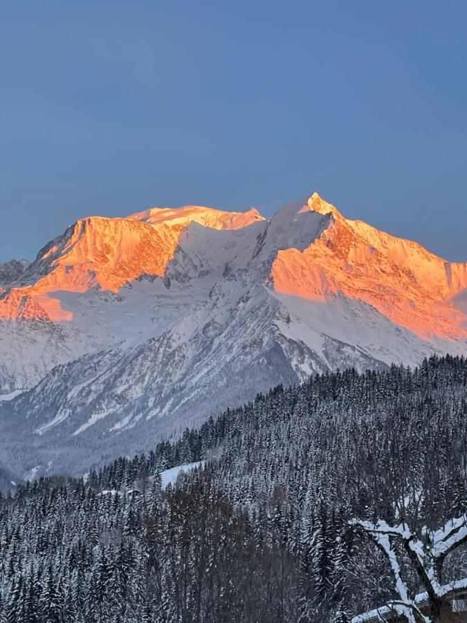 Appartement Vue Splendide Mont Blanc à Saint-Gervais-les-Bains Extérieur photo