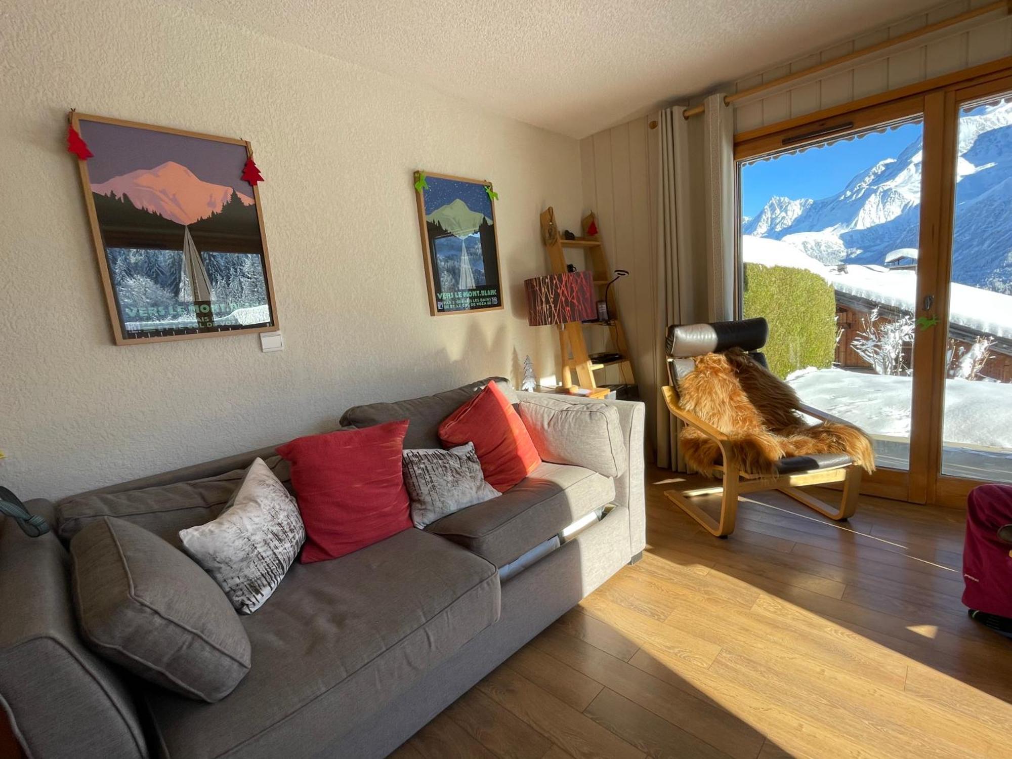 Appartement Vue Splendide Mont Blanc à Saint-Gervais-les-Bains Extérieur photo