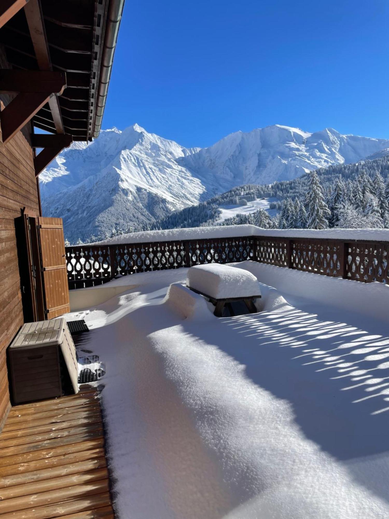 Appartement Vue Splendide Mont Blanc à Saint-Gervais-les-Bains Extérieur photo