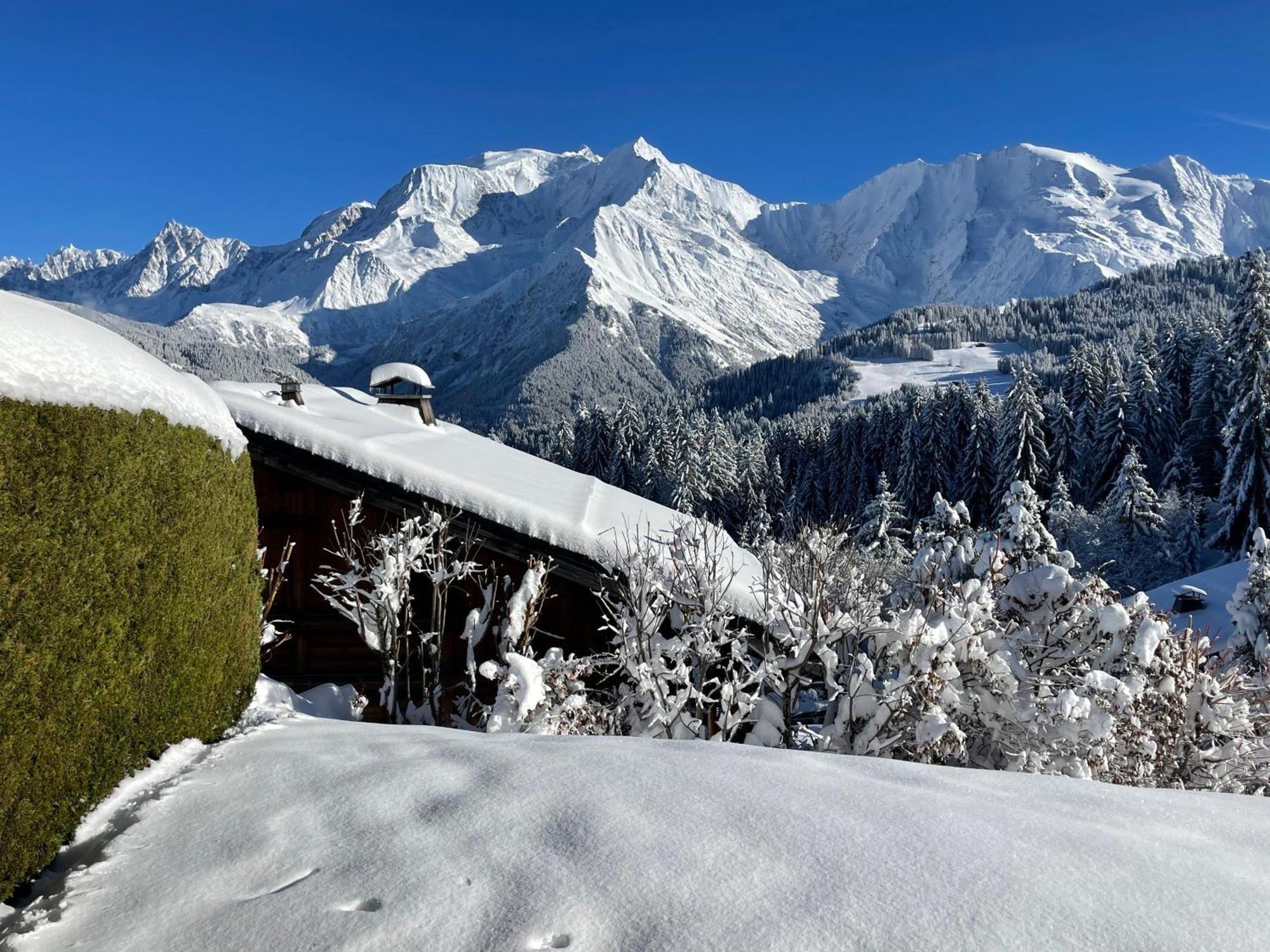 Appartement Vue Splendide Mont Blanc à Saint-Gervais-les-Bains Extérieur photo
